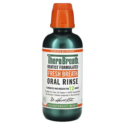Fresh Breath Oral Rinse, Rainforest Mint, 16 fl oz (473 ml)