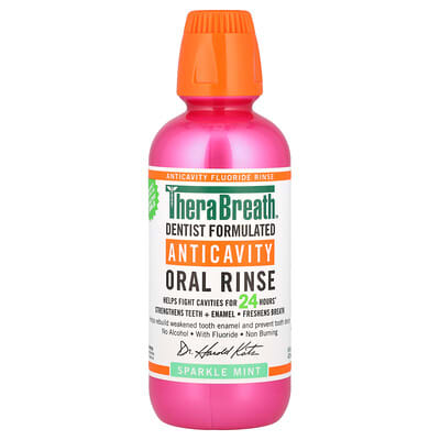Ополаскиватель для рта Anticavity Oral Rinse, Sparkle Mint, 16 fl oz (473 ml)