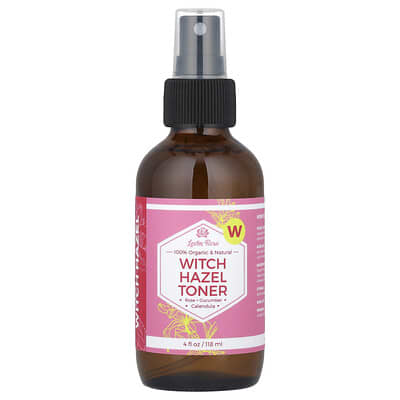 Тоник с гамамелисом 100% Organic & Natural, 4 fl oz (118 ml)