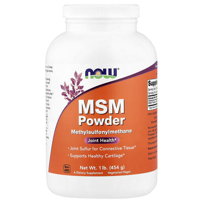 Порошок MSM, 1 lb (454 g)
