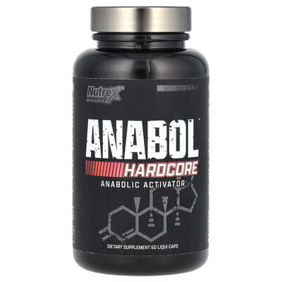 Nutrex Research Anabol Hardcore, 160 mg, 60 жидких капсул