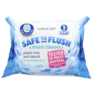Safe to Flush, Moist Tissues, 30 Tissues