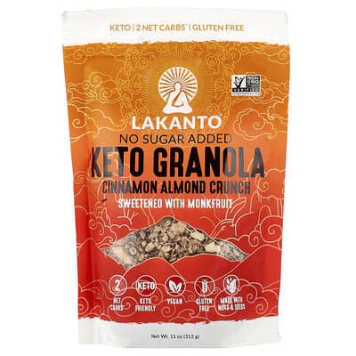 Keto Granola, Cinnamon Almond Crunch, 11 oz (312 g)