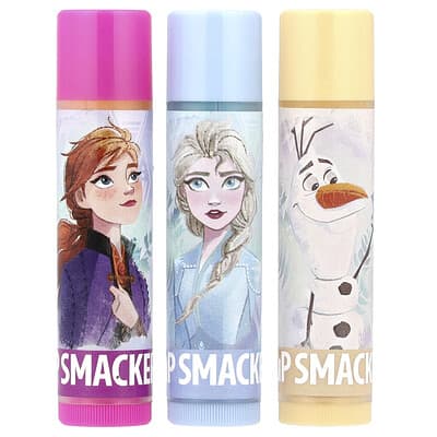 Disney Frozen II, бальзам для губ, набор из 3 шт., 0.14 oz (4 g) каждый