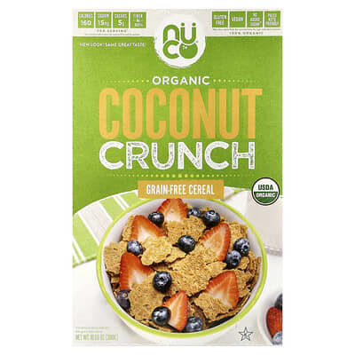 Кокосовый хрустящий завтрак NUCO, без глютена, 10.58 oz (300 g)