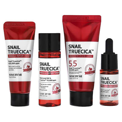 Набор для восстановления Snail Truecica Miracle Repair, 4 предмета