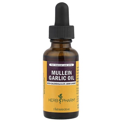 Масло чеснока с календулой и зверобоем, 1 fl oz (30 ml)