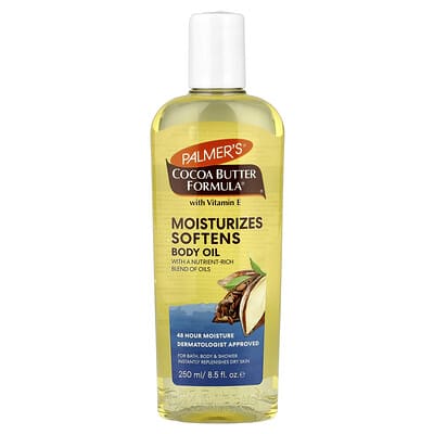 Cocoa Butter Formula® с витамином E, масло для тела, 8.5 fl oz (250 ml)