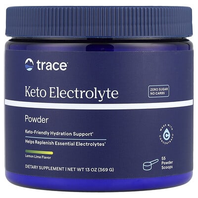 Порошок электролитов Keto, лимон-лайм, 13 oz (369 g)