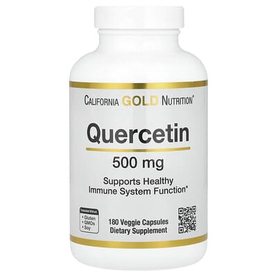 Quercetin, 500 mg, 180 вегетарианских капсул