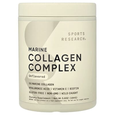 Marine Collagen Complex, Unflavored, 5.8 oz (164 g)