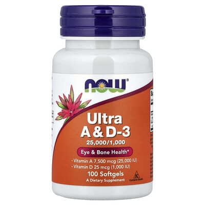 Ultra A & D3, 100 мягких капсул