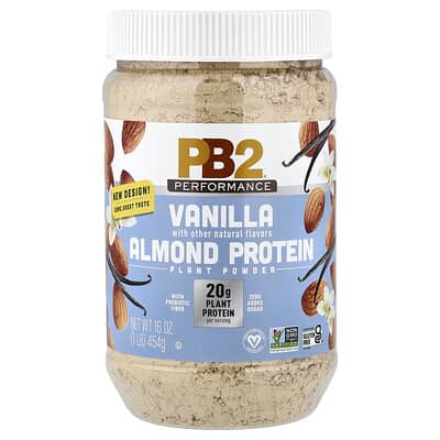 Performance, Almond Protein, Vanilla, 16 oz (454 g)