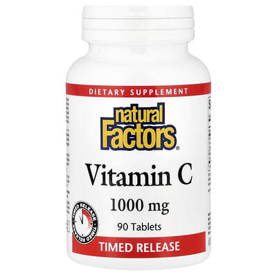 Vitamin C, Time Release, 1,000 mg, 90 Tablets