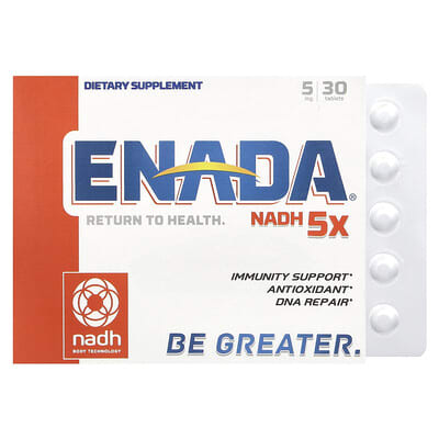 NADH 5x, 5 mg, 30 таблеток