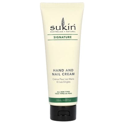 Signature, Hand and Nail Cream, All Skin Types, 4.23 fl oz (125 ml)