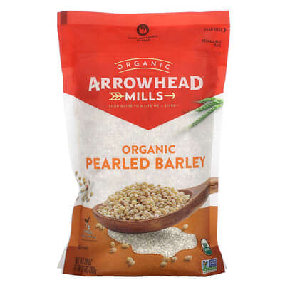 Перловая ячмень Arrowhead Mills Organic, 28 oz (793 g)