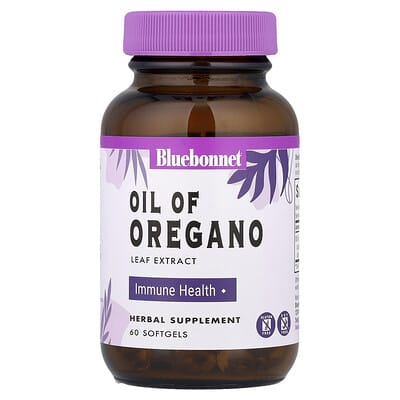 Oil of Oregano, экстракт листьев, 60 мягких капсул (150 mg на капсулу)