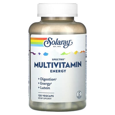 Мультивитамины Solaray Spectro™ Multivitamin, Energy, 120 VegCaps