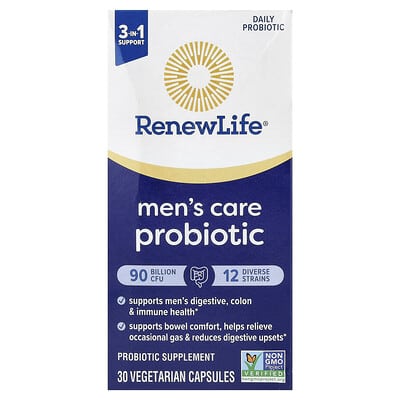 Пробиотик Renew Life Men's Care, 30 капсул