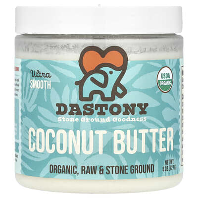 Organic Coconut Butter, Ultra Smooth, 8 oz (227 g)