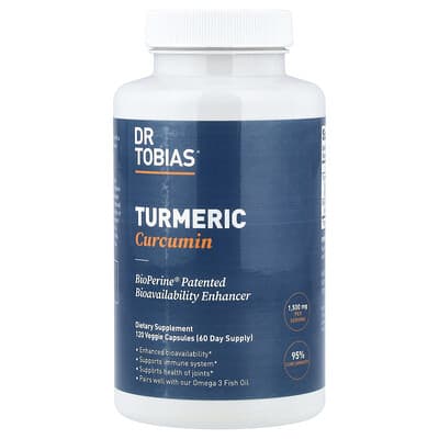 Куркумин Dr. Tobias Turmeric Curcumin, 120 Veggie Capsules