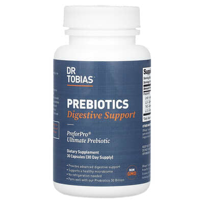 Пребиотики для пищеварения, 15 mg, 30 капсул