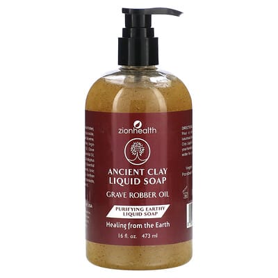 Ancient Clay жидкое мыло, Grave Robber Oil, 16 fl oz (473 ml)