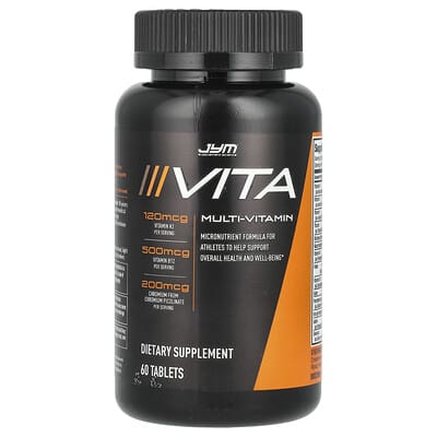 JYM Supplement Science Vita, мультивитамины, 60 таблеток