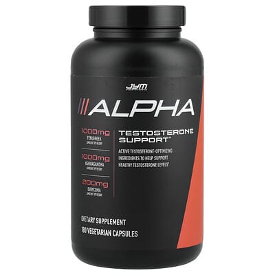 Alpha, Testosterone Support, 180 вегетарианских капсул