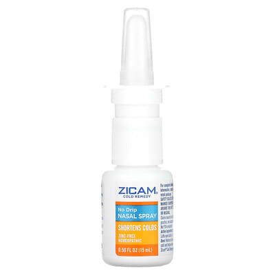 Назальный спрей Zicam Cold Remedy, без подтекания, 0.5 fl oz (15 ml)