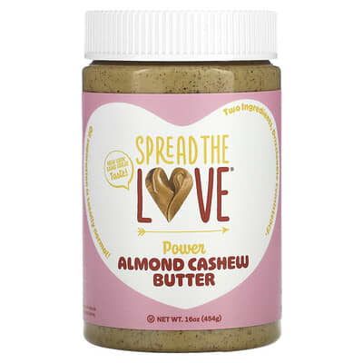 Almond Cashew Butter, Power, 16 oz (454 g)