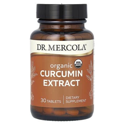 Органический экстракт куркумина Dr. Mercola, 30 Tablets