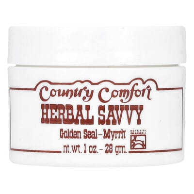 Травяное средство Country Comfort Herbal Savvy, Golden Seal-Myrrh, 28 g