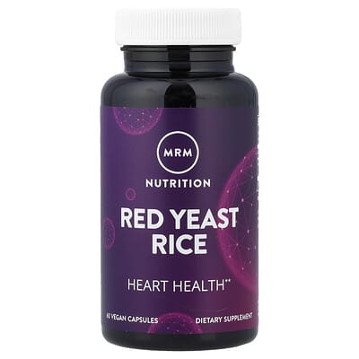 Red Yeast Rice, 60 веганских капсул (600 mg Per Capsule)