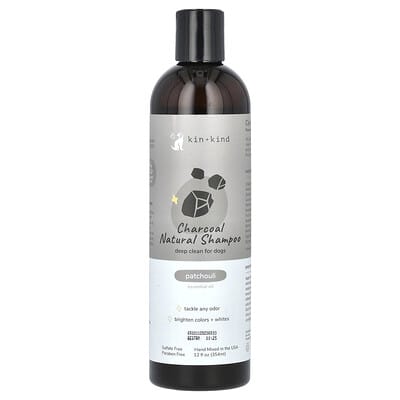 Шампунь для собак с углем, Patchouli, 354 мл