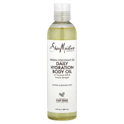 Virgin Coconut Oil, Daily Hydration Body Oil, 8 fl oz (237 ml)