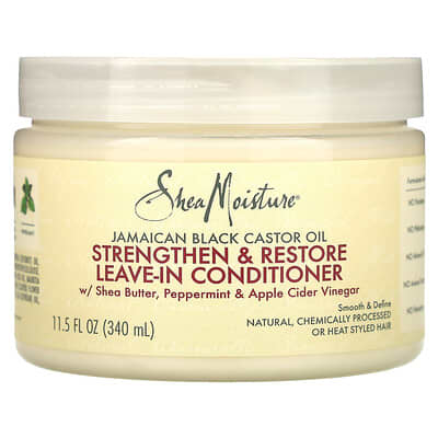 Jamaican Black Castor Oil, Strengthen & Restore Leave-In Conditioner, 11.5 fl oz (340 ml)