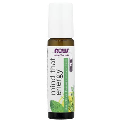 Эфирные масла, ролик Mind That Energy, 1/3 fl oz (10 ml)