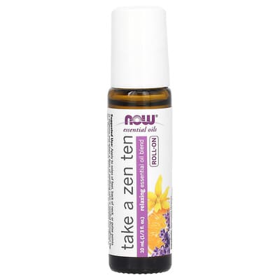 Эфирные масла, ролик, Take a Zen Ten, 1/3 fl oz (10 ml)