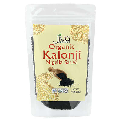 Органический калинджи, Nigella Sativa, 7 oz (200 g)