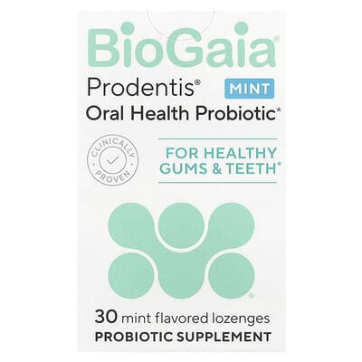 Prodentis® Oral Health Probiotic, For Healthy Gums & Teeth, Mint, 30 Probiotic Lozenges