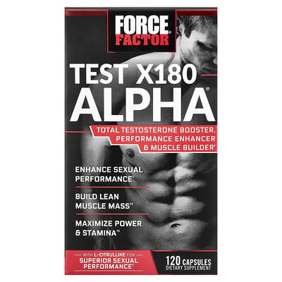 Test X180 Alpha®, 120 капсул