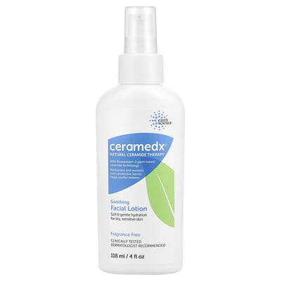 Успокаивающая лосьон для лица, без отдушек, 4 fl oz (118 ml)