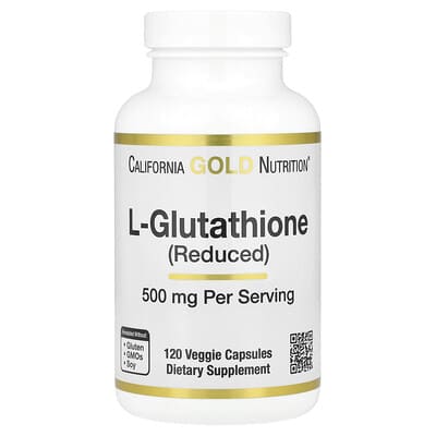 L-Glutathione (Reduced), 500 mg, 120 Veggie Capsules