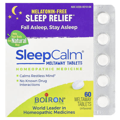 SleepCalm®, без вкуса, 60 таблеток