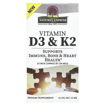 Vitamin D3 & K2, 0.5 fl oz (15 ml)