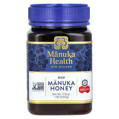 Raw Manuka Honey, UMF 16+, MGO 573+, 17.6 oz (500 g)
