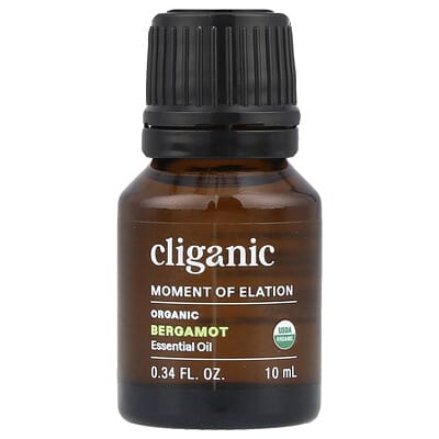 Moment of Elation™ органическое эфирное масло бергамота, 0.34 fl oz (10 ml)