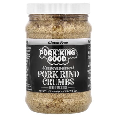 Крошки из свиной шкурки Pork King Good Unseasoned 12 oz (340 g)